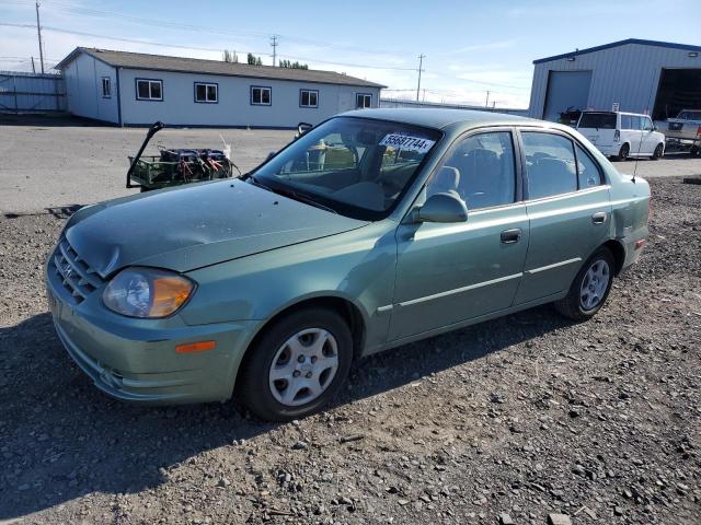 hyundai accent 2004 kmhcg45c14u546142