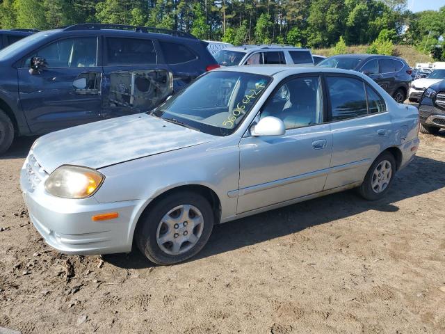 hyundai accent 2005 kmhcg45c15u596685