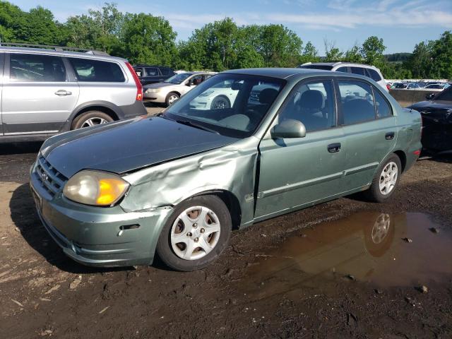 hyundai accent 2003 kmhcg45c43u498229