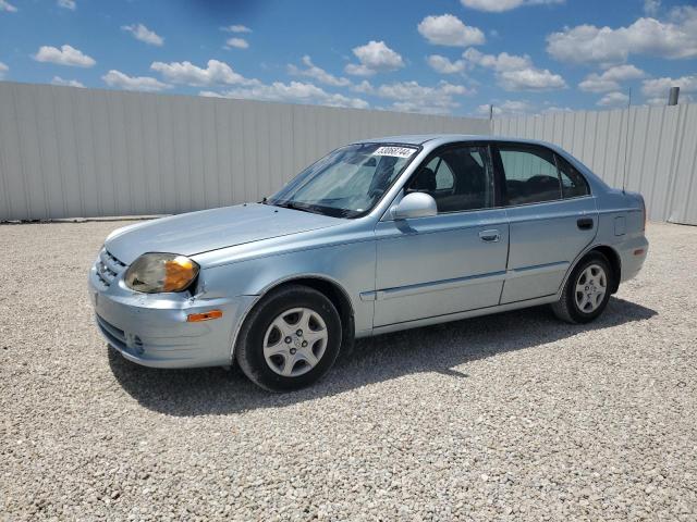 hyundai accent 2005 kmhcg45c45u627489