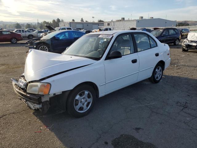 hyundai accent 2002 kmhcg45c62u358889