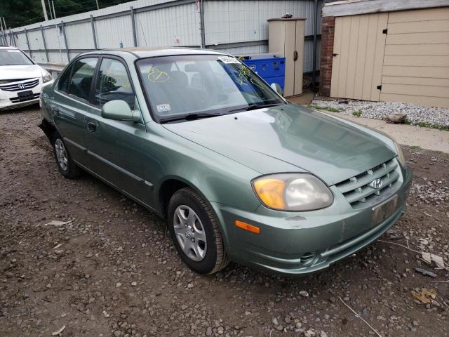 hyundai accent gl 2003 kmhcg45c63u423564