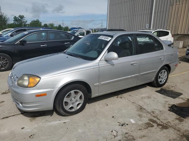 hyundai accent 2004 kmhcg45c64u524377