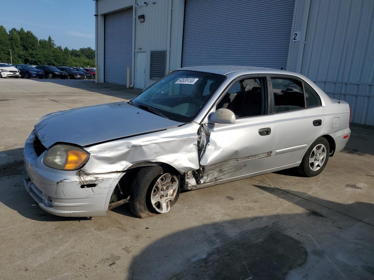 hyundai accent 2004 kmhcg45c74u555122