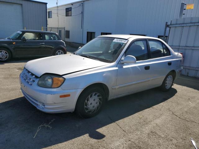 hyundai accent gl 2003 kmhcg45cx3u488238