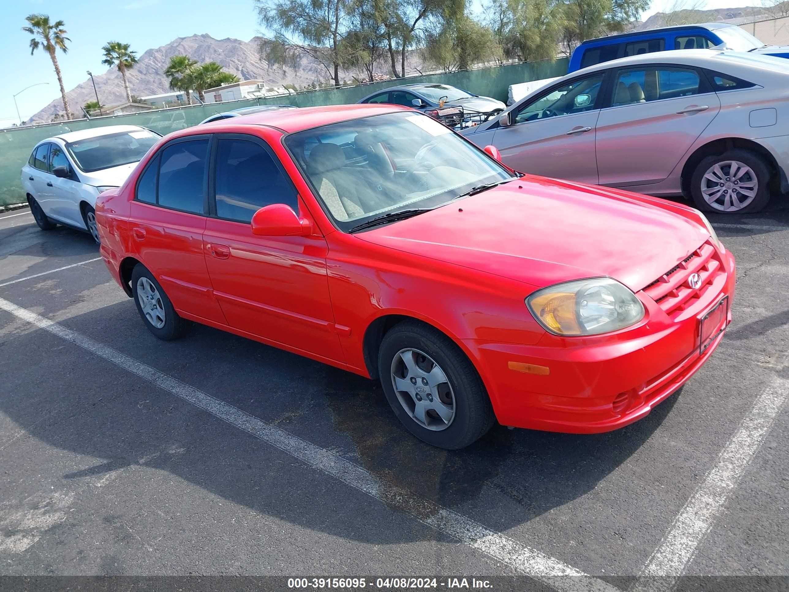 hyundai accent 2004 kmhcg45cx4u523135