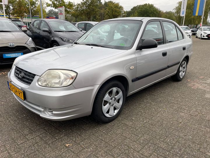 hyundai accent 2006 kmhcg51fp5u280642