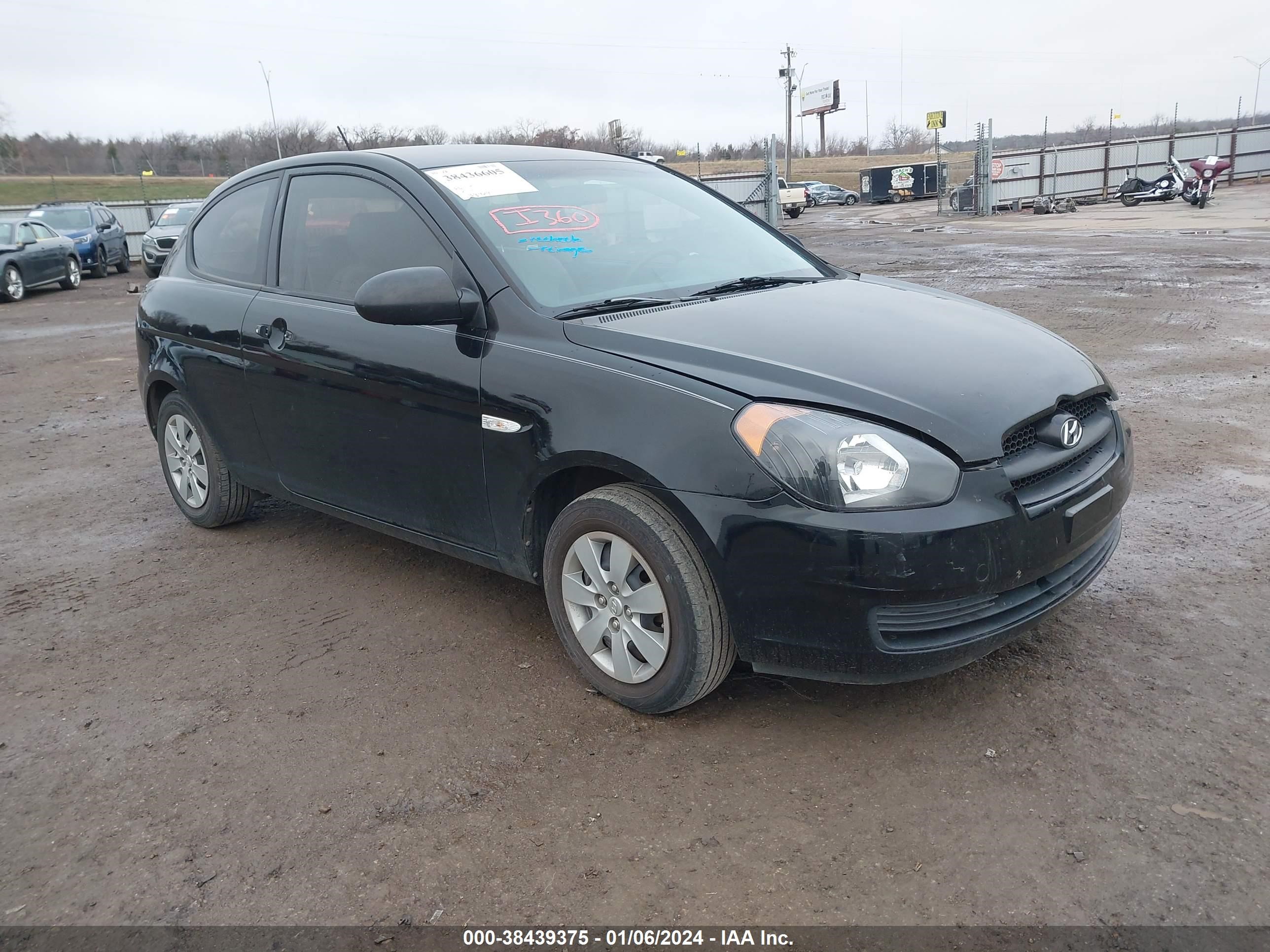 hyundai accent 2008 kmhcm36c68u063883