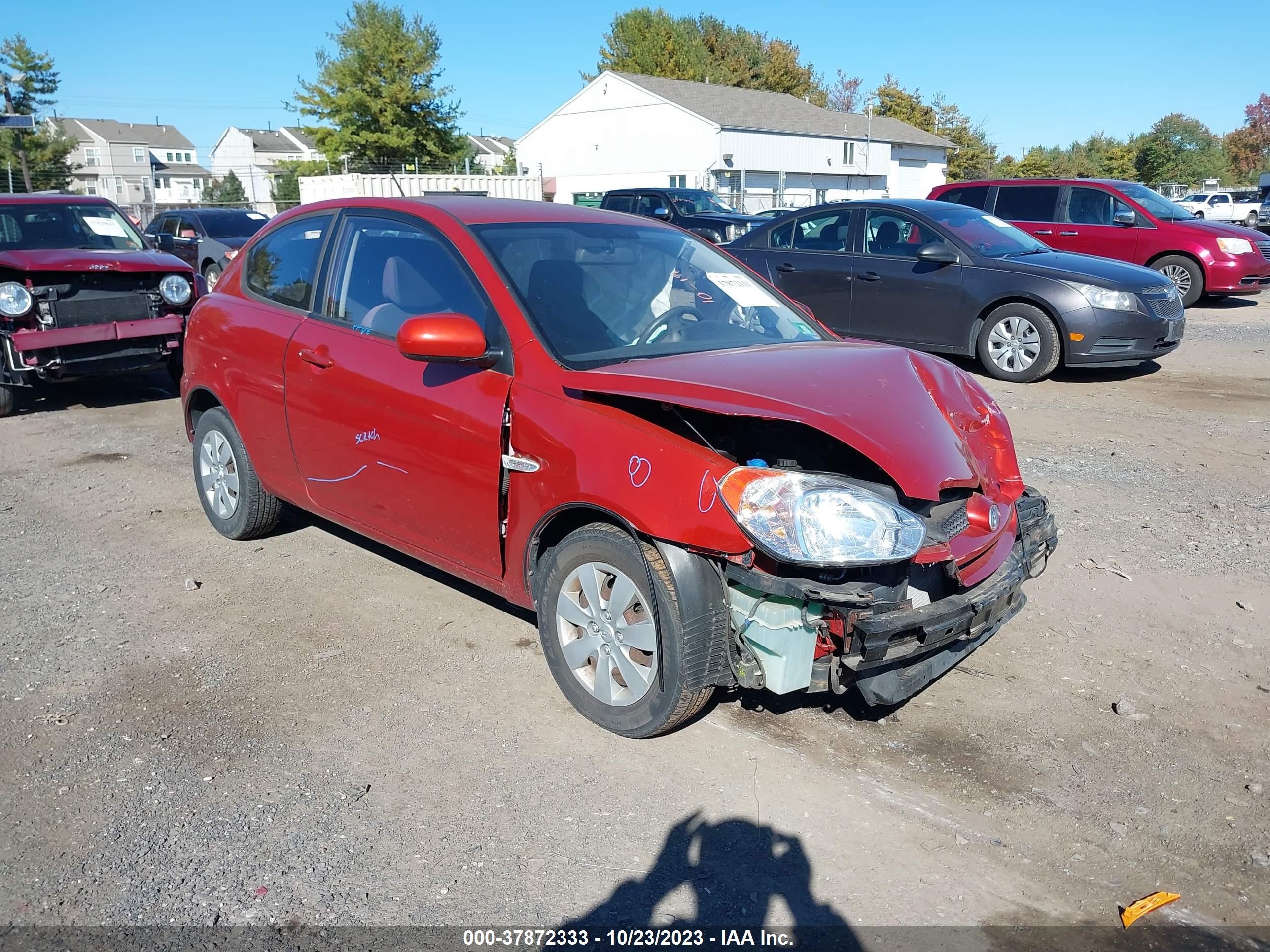 hyundai accent 2010 kmhcm3acxau158590