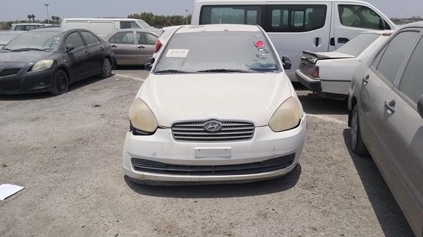 hyundai accent 2007 kmhcm41a37u124312