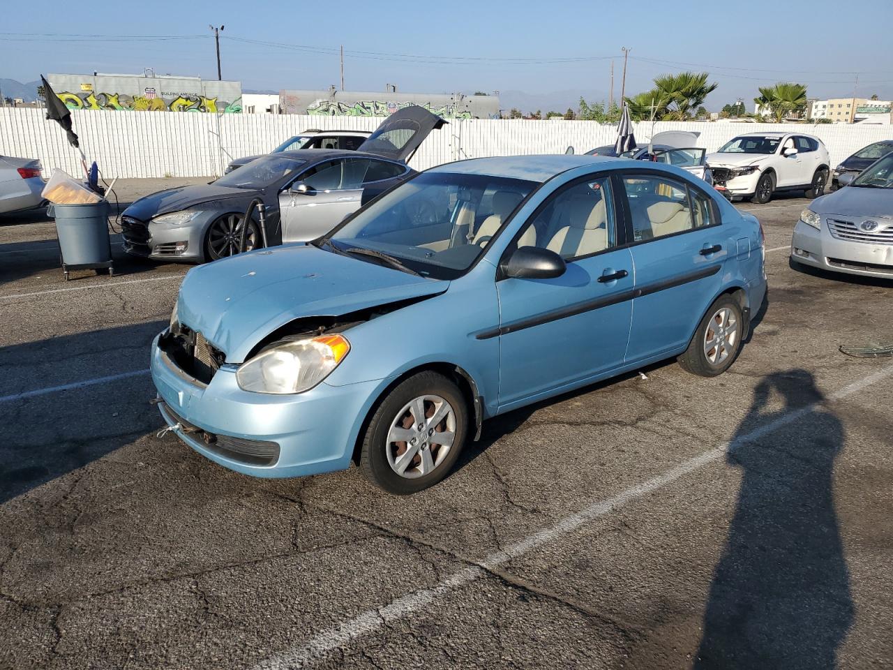 hyundai accent 2009 kmhcm46c39u297566