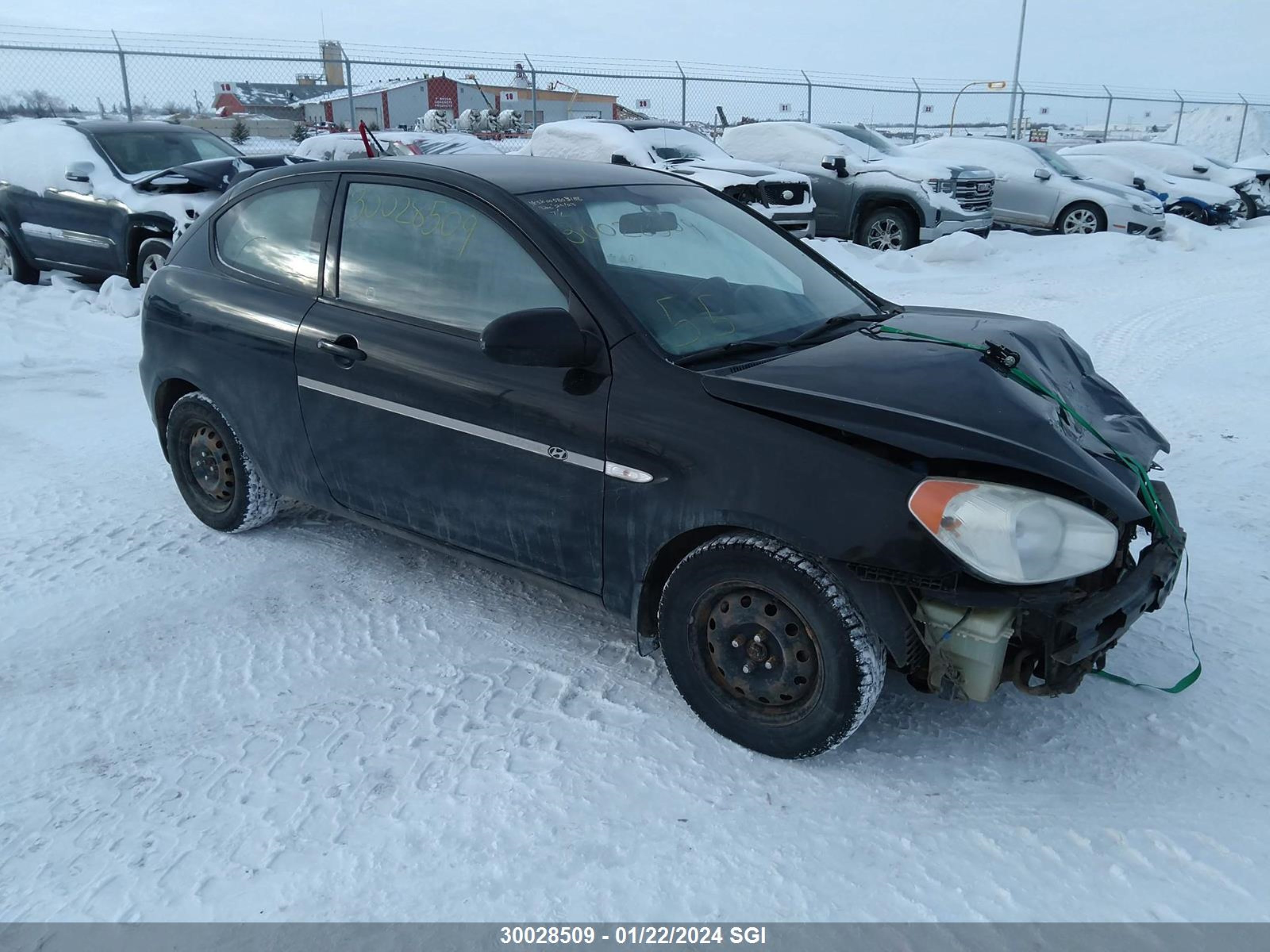 hyundai accent 2009 kmhcn35c19u114481