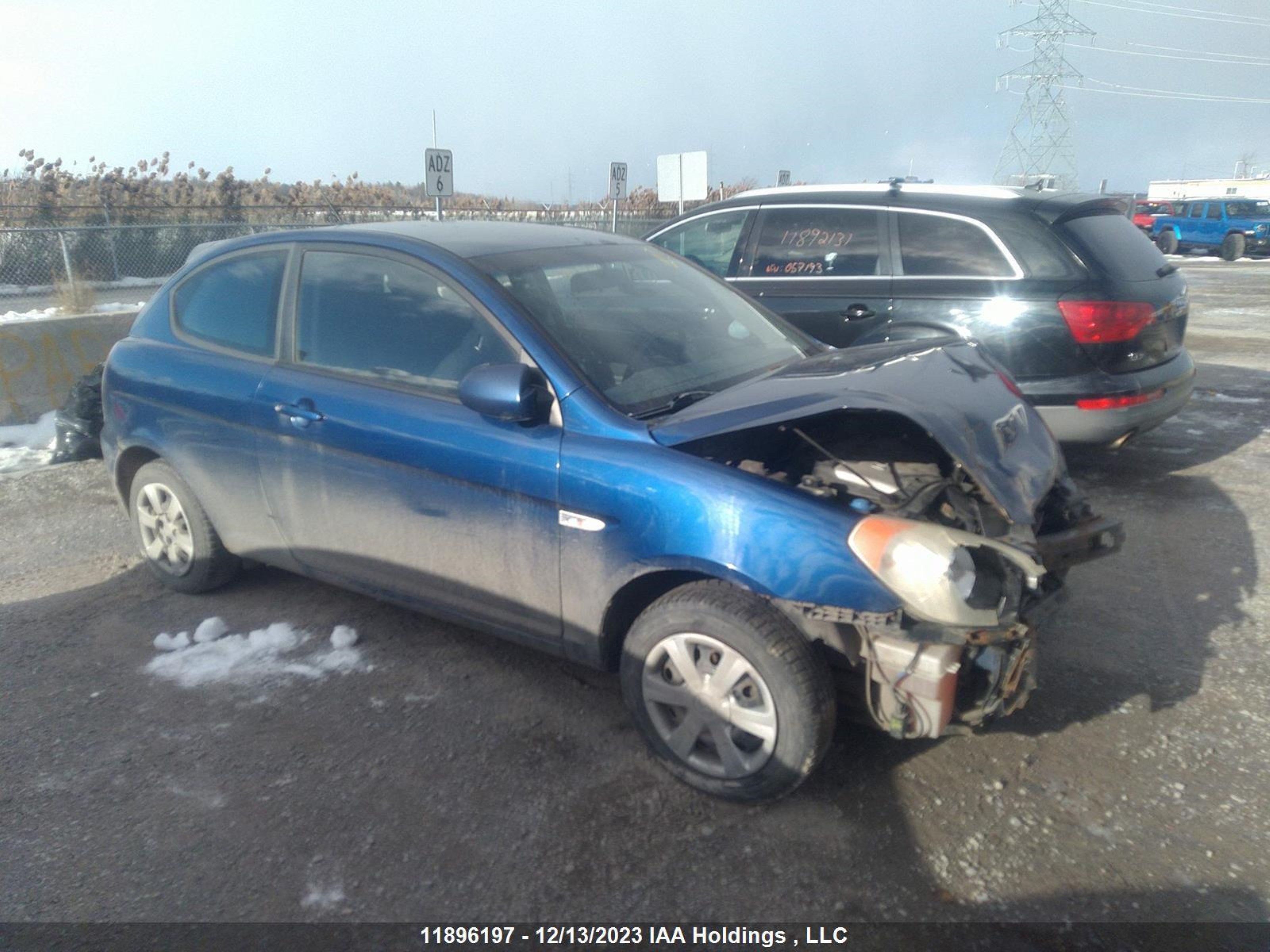 hyundai accent 2007 kmhcn35c47u031737