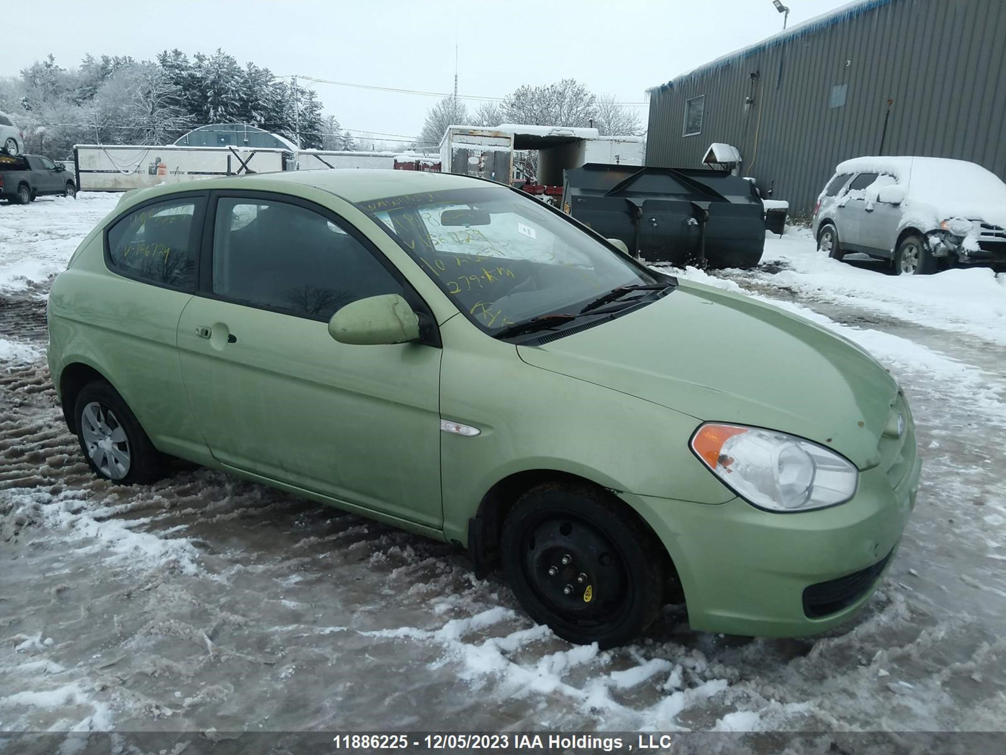 hyundai accent 2010 kmhcn3bc0au156729