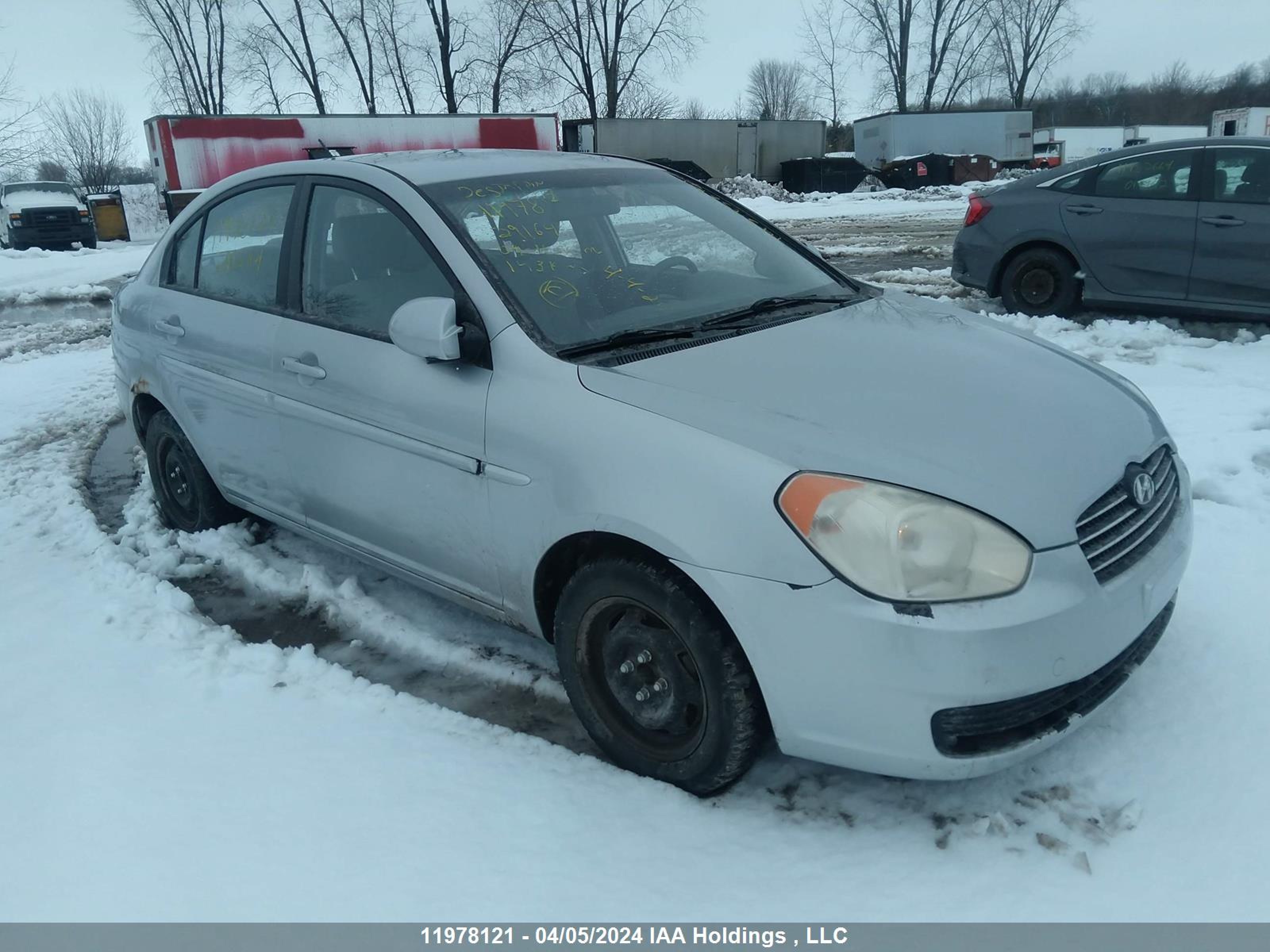 hyundai accent 2009 kmhcn45c29u291644