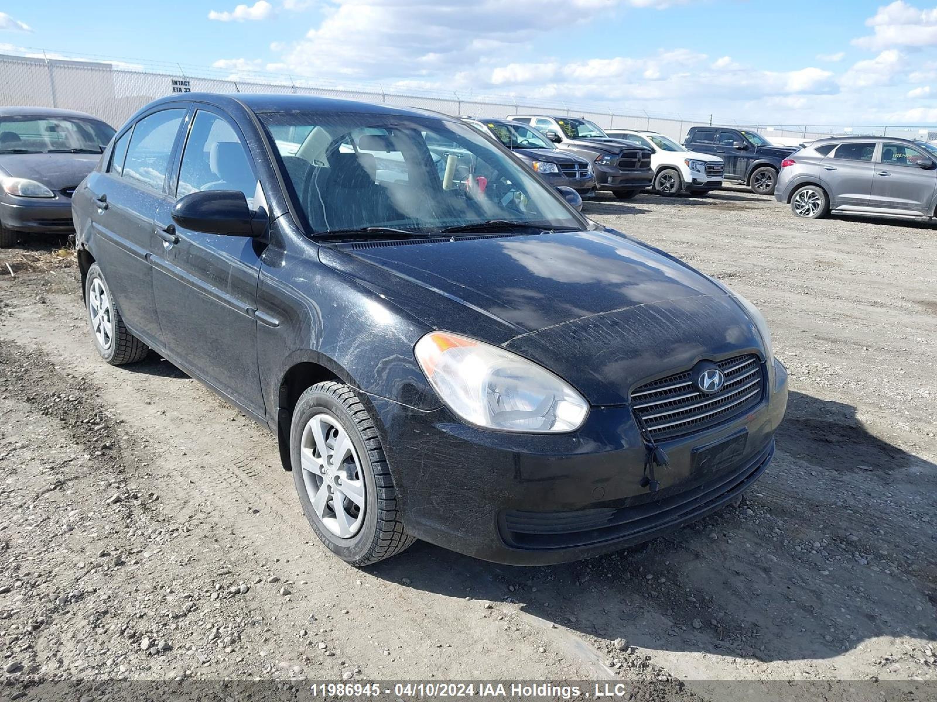 hyundai accent 2009 kmhcn45c49u346708