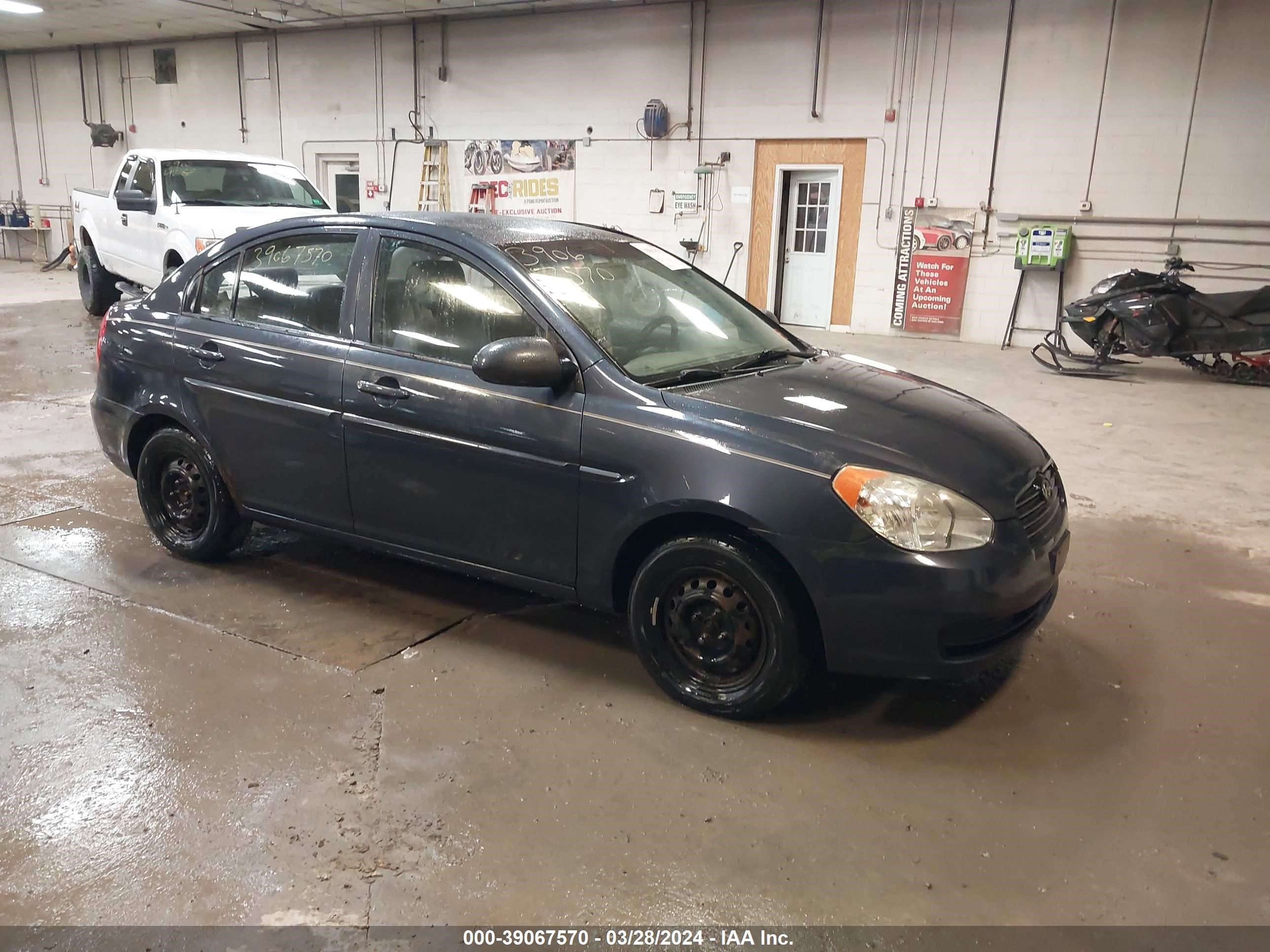 hyundai accent 2009 kmhcn46c39u326934