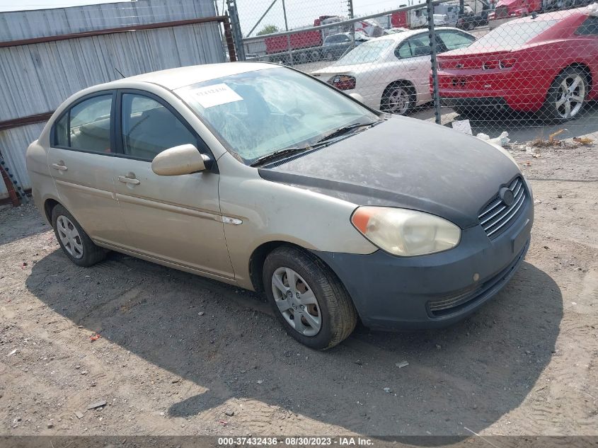 hyundai accent 2007 kmhcn46c47u165927