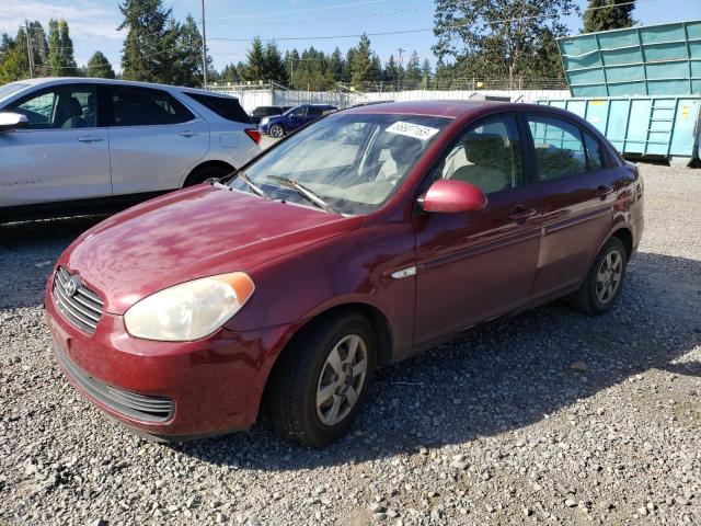 hyundai accent gls 2007 kmhcn46c57u147405