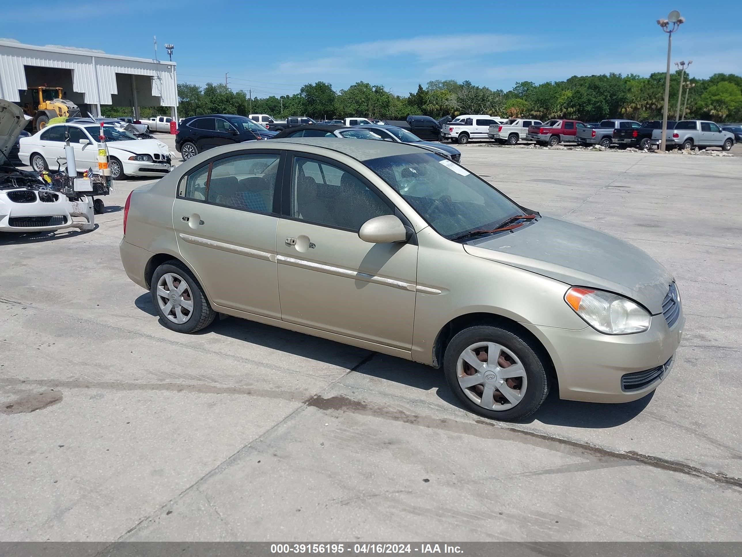 hyundai accent 2006 kmhcn46c86u020744