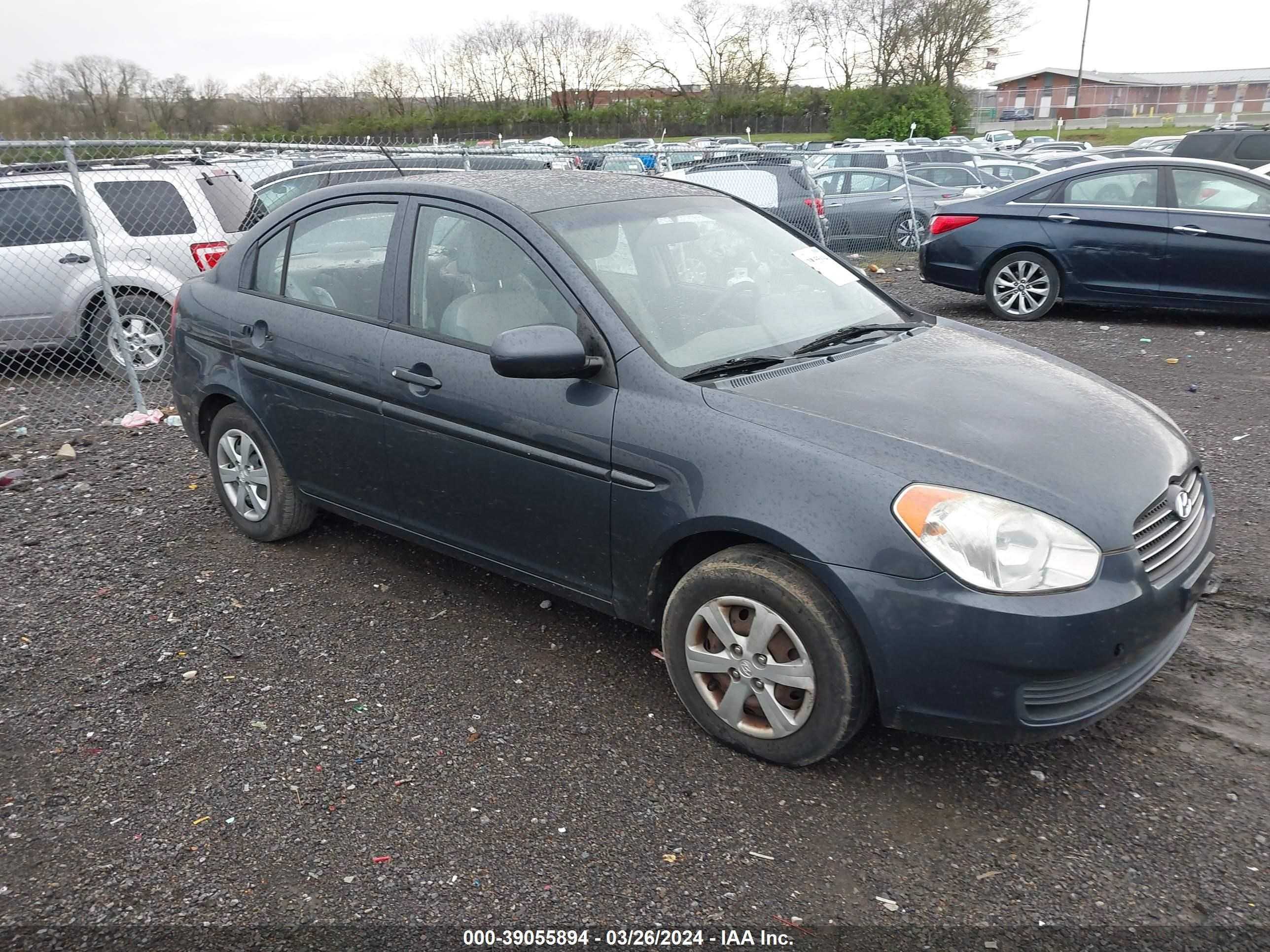 hyundai accent 2010 kmhcn4ac2au461298