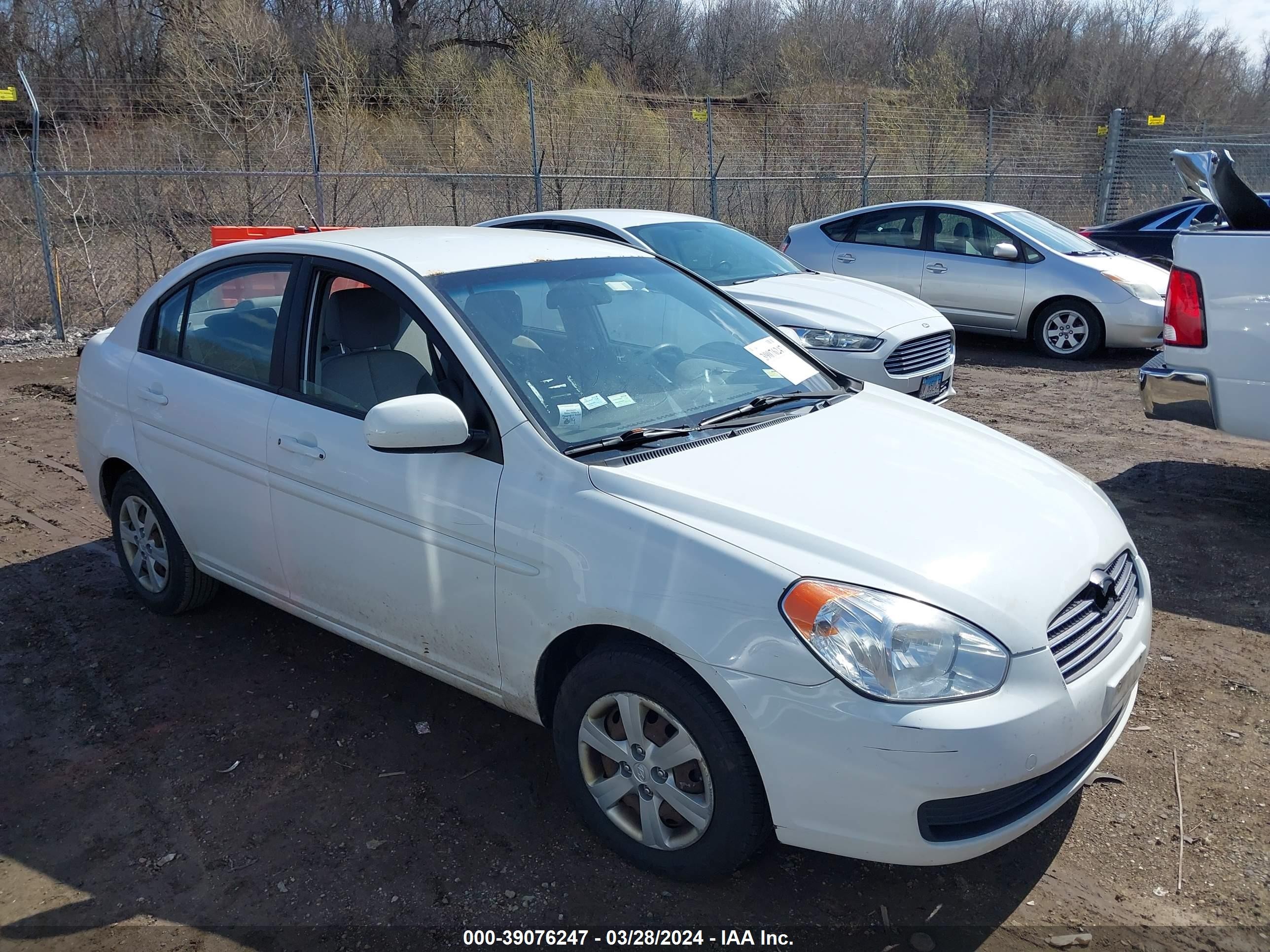 hyundai accent 2010 kmhcn4ac2au491806