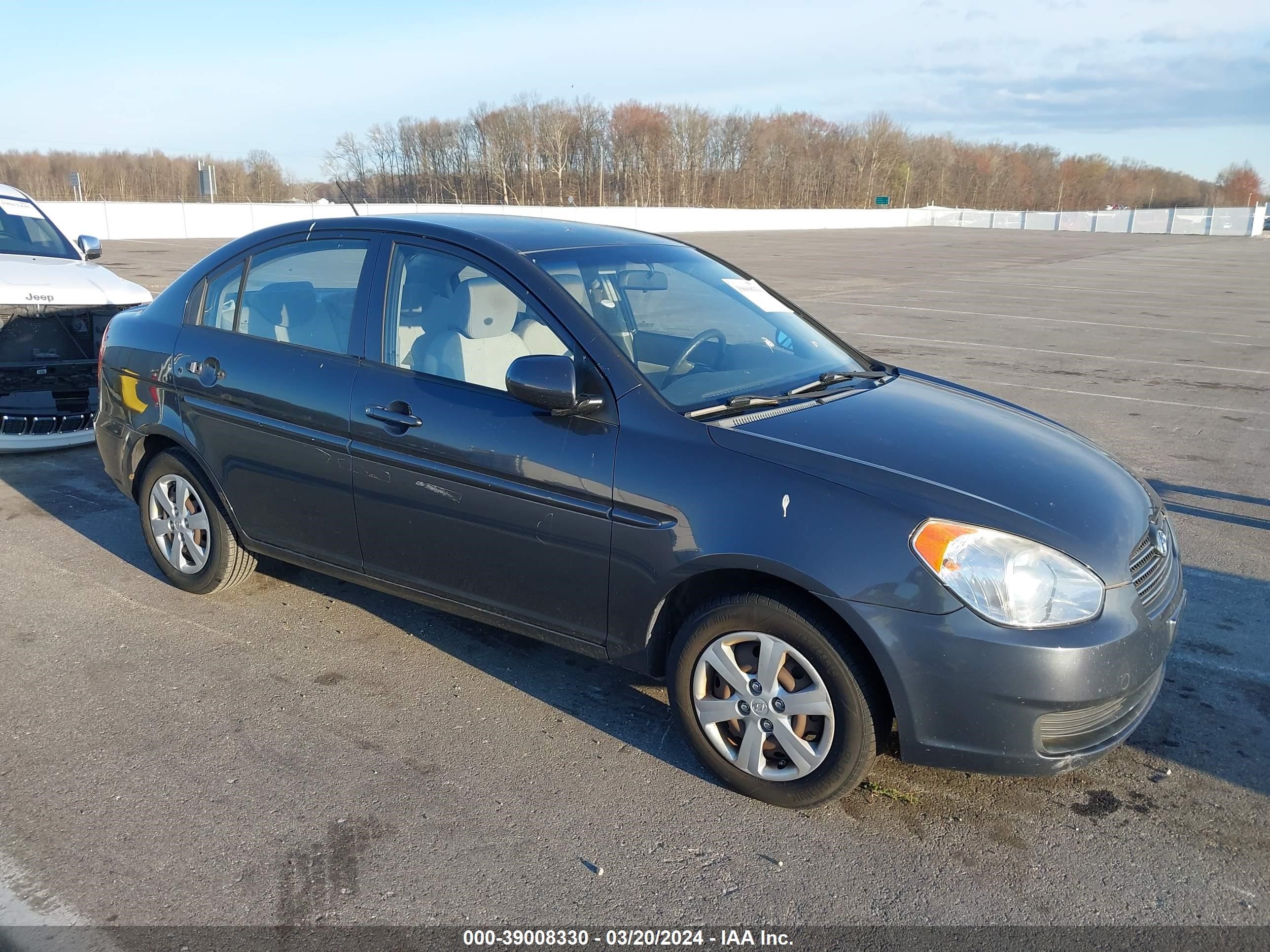 hyundai accent 2010 kmhcn4ac5au469945