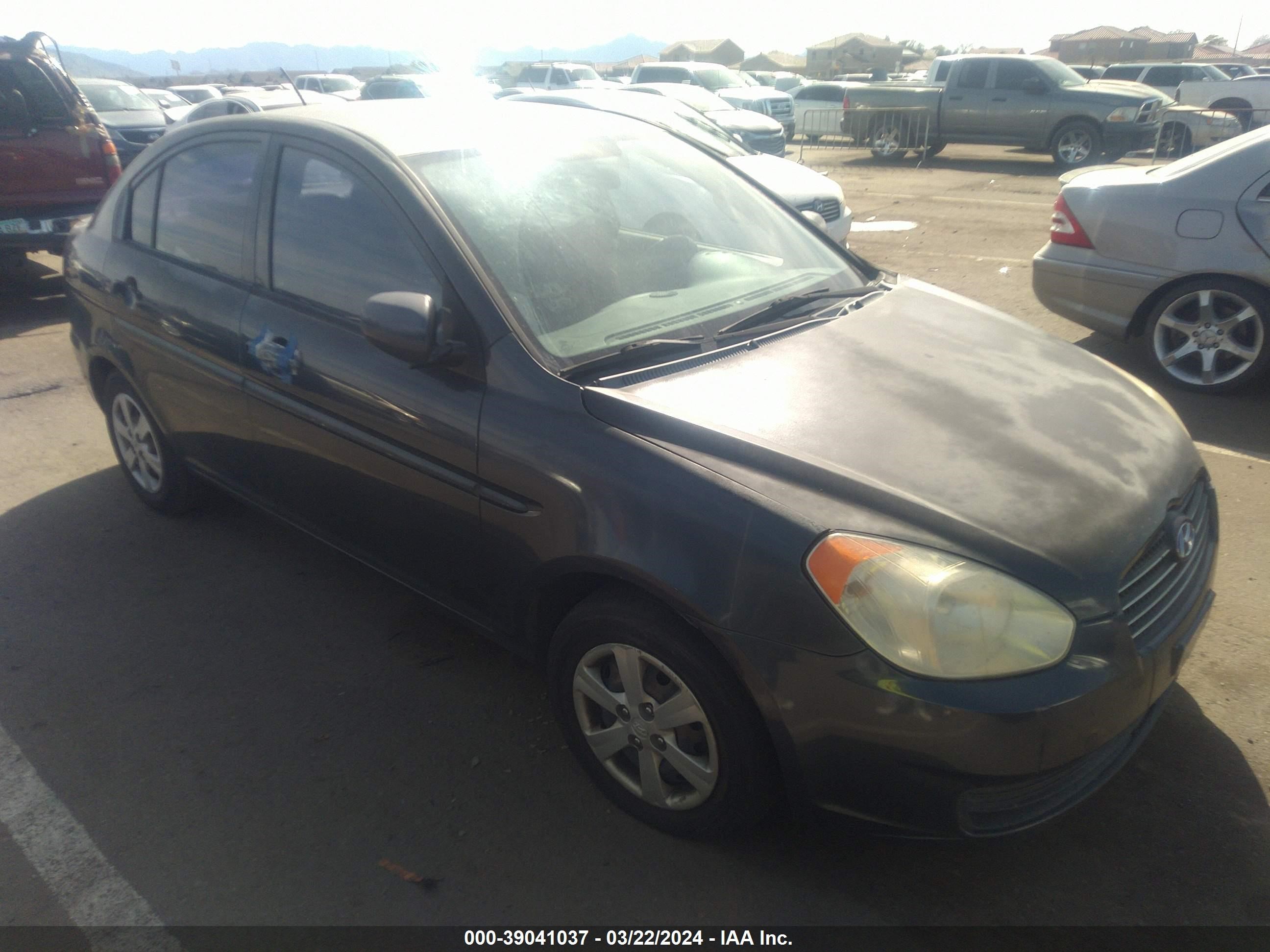 hyundai accent 2010 kmhcn4ac9au466305