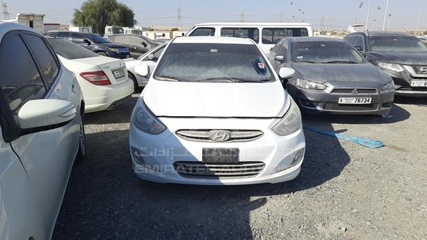 hyundai accent 2015 kmhct41b0fu811905