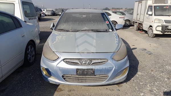 hyundai accent 2013 kmhct41c1du360490