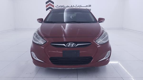 hyundai accent 2013 kmhct41d5du287827