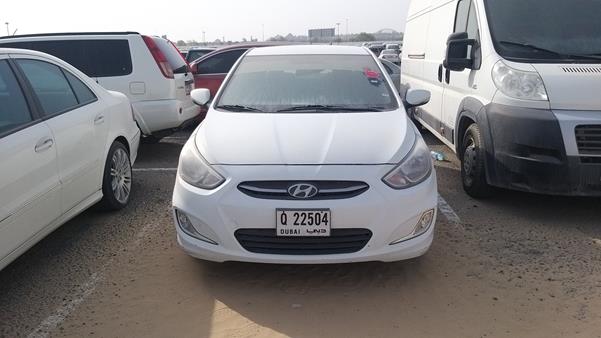 hyundai accent 2015 kmhct41d9fu813489