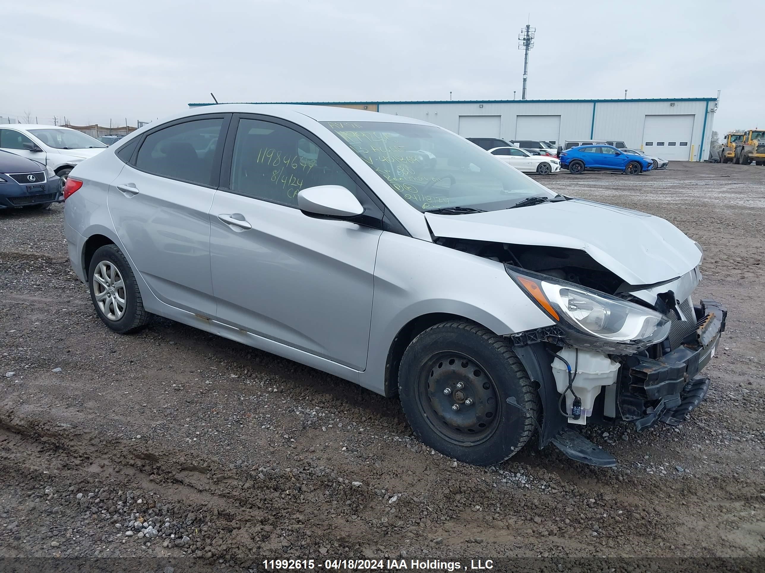 hyundai accent 2013 kmhct4ae0du401869