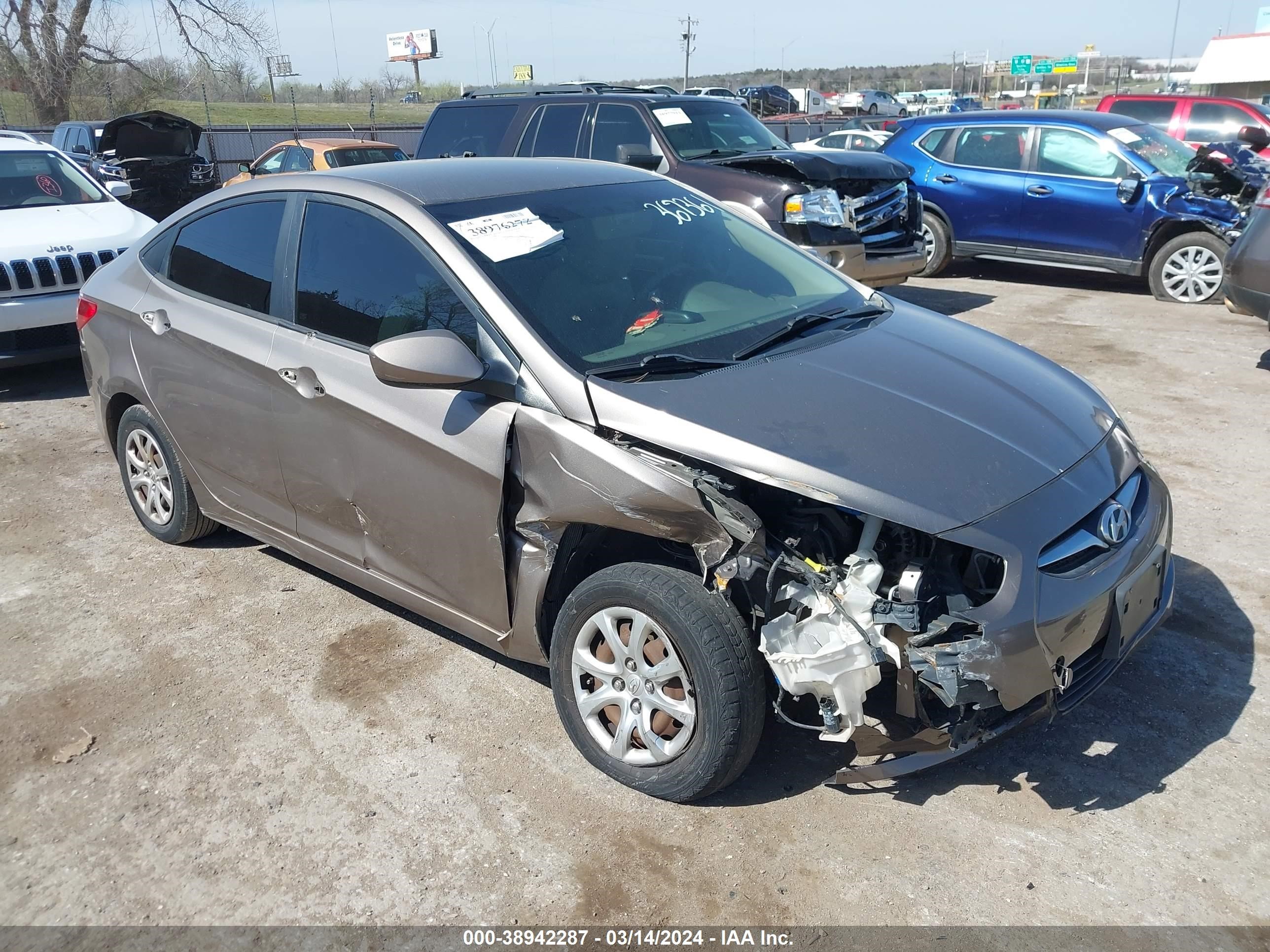 hyundai accent 2013 kmhct4ae1du367361