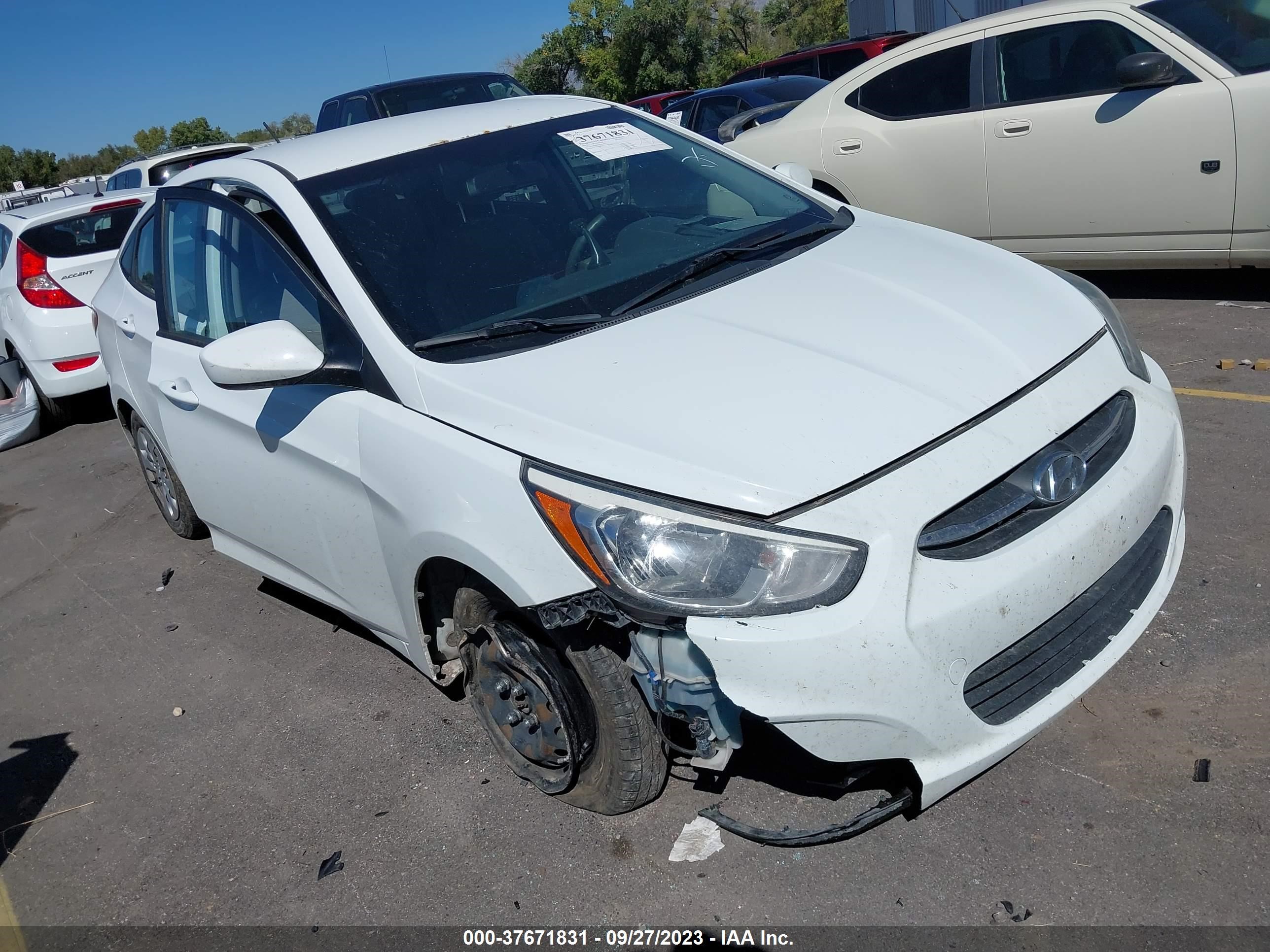 hyundai accent 2015 kmhct4ae1fu929665