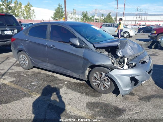 hyundai accent 2017 kmhct4ae1hu168848