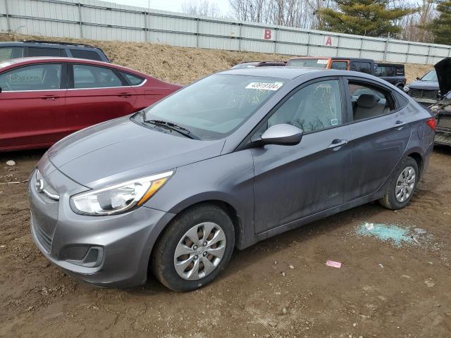 hyundai accent 2017 kmhct4ae1hu287726