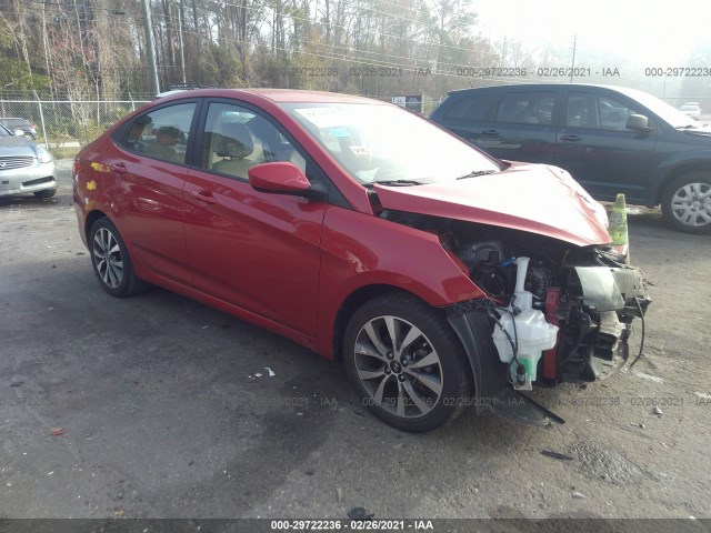 hyundai accent 2017 kmhct4ae1hu349447