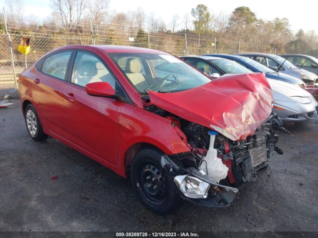 hyundai accent 2017 kmhct4ae1hu369844