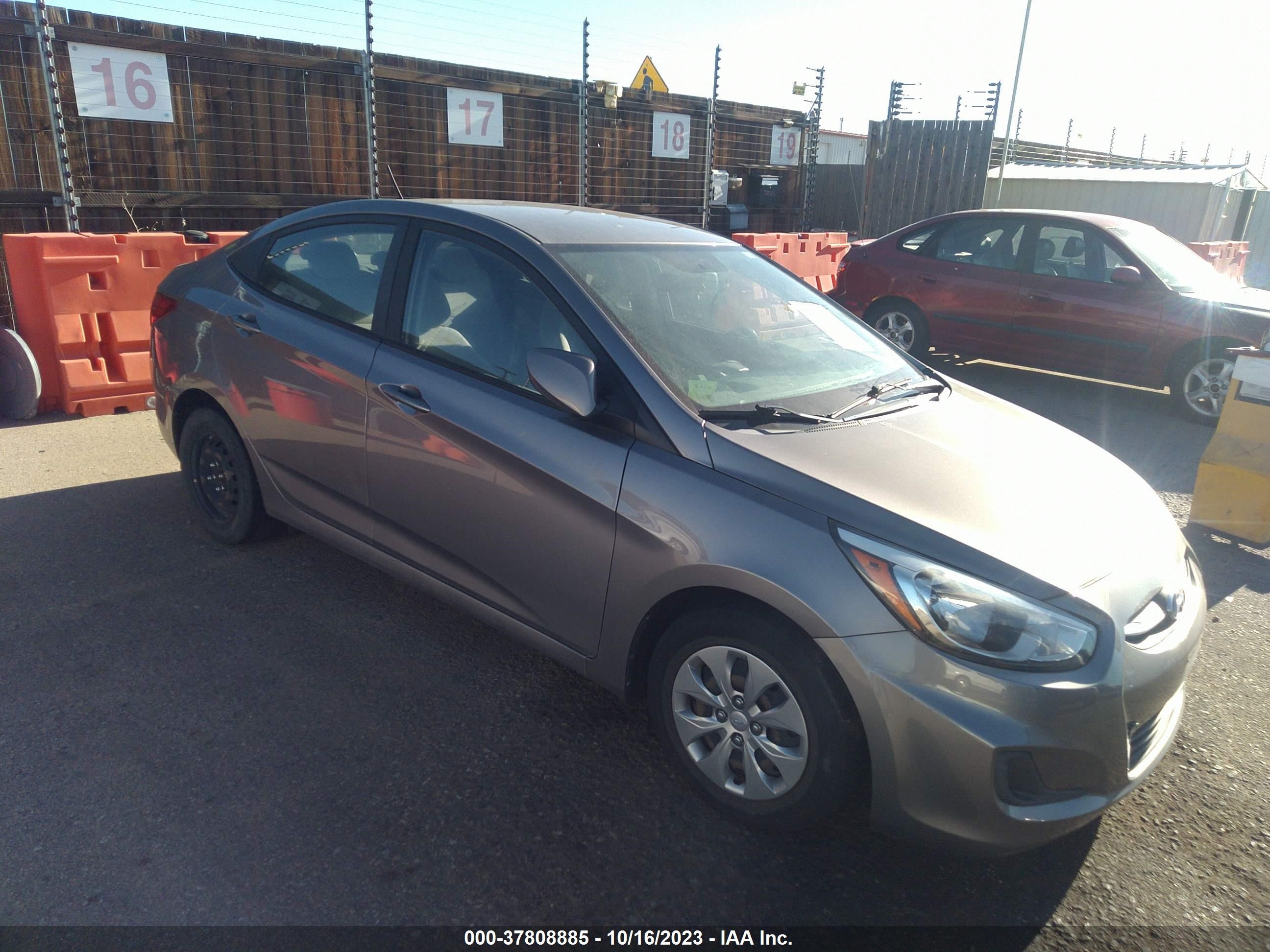 hyundai accent 2017 kmhct4ae2hu372994