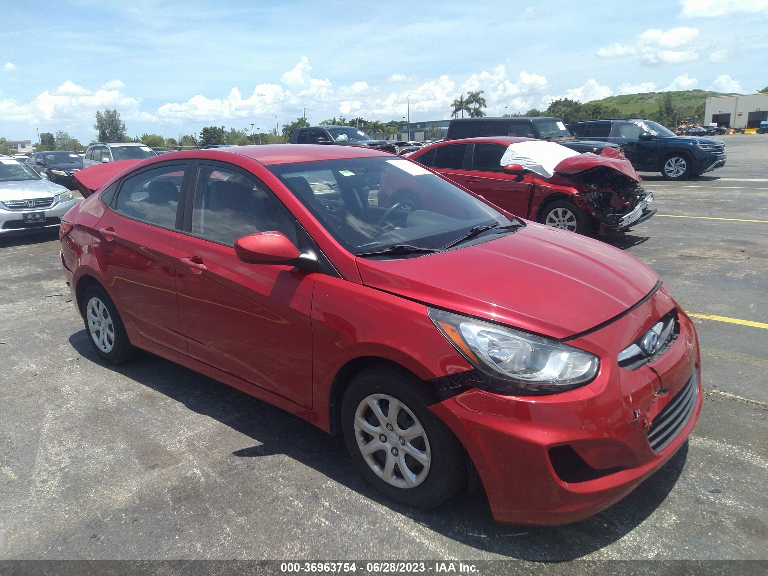 hyundai accent 2014 kmhct4ae3eu666660