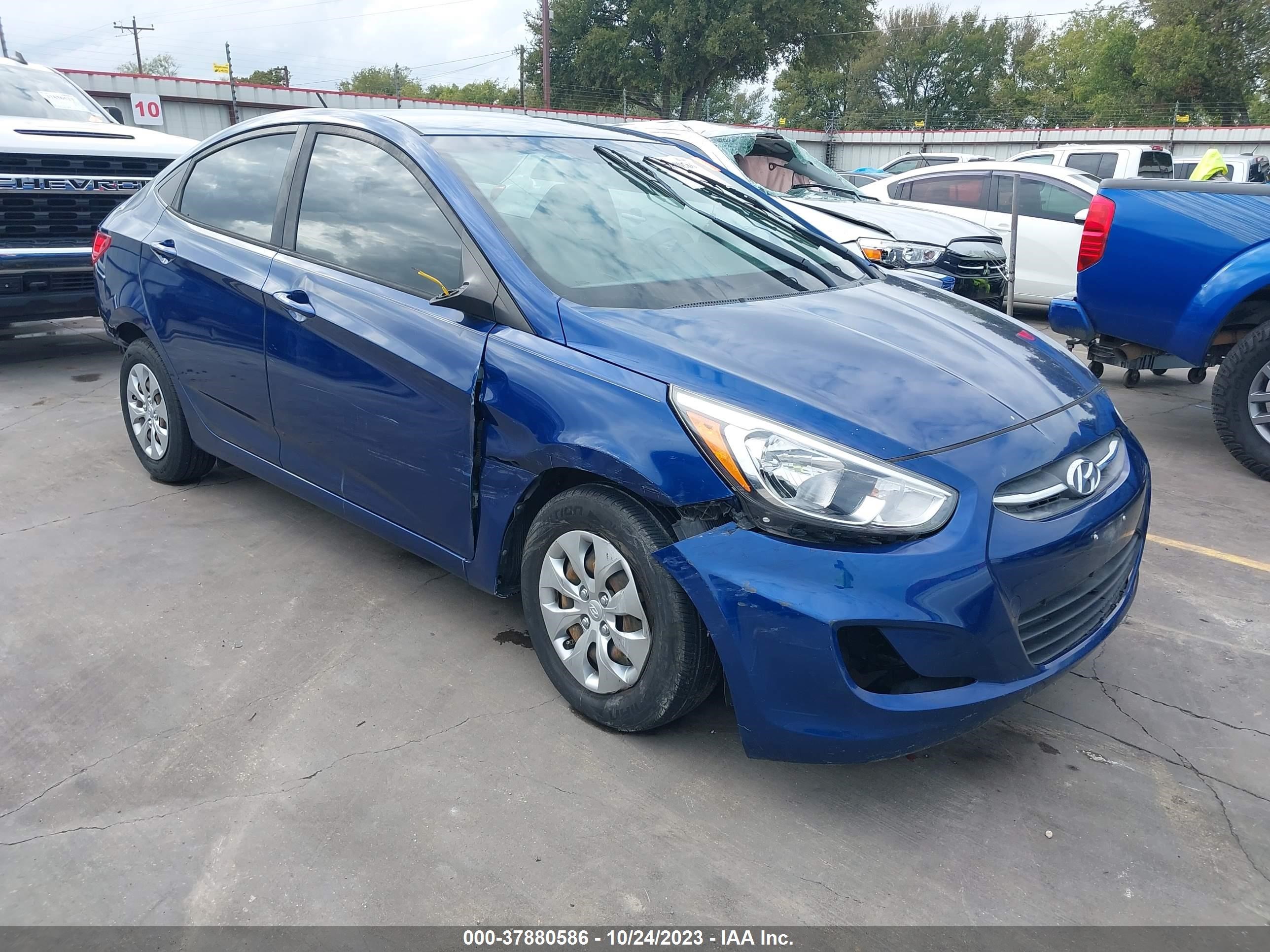 hyundai accent 2017 kmhct4ae3hu232596