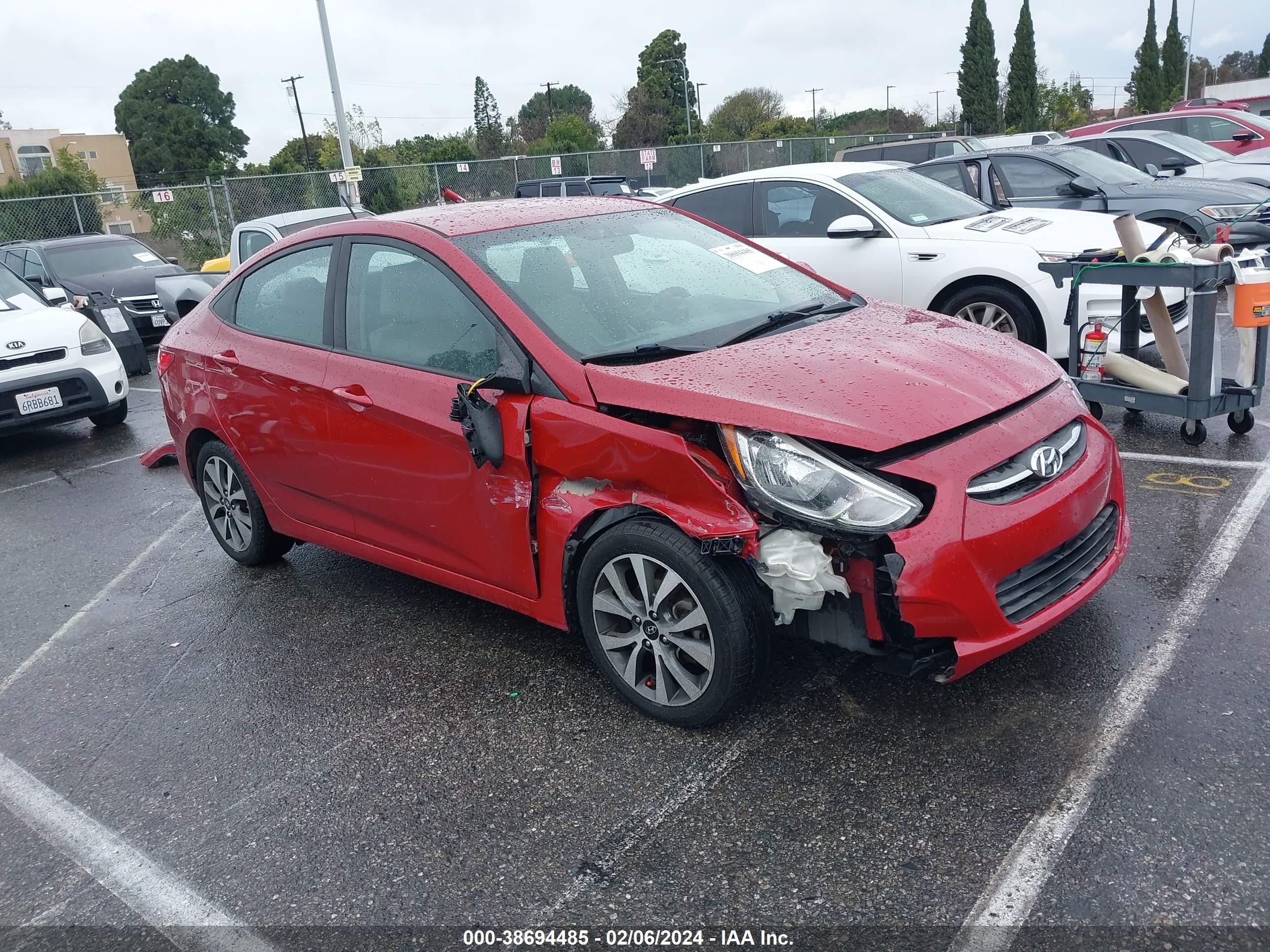 hyundai accent 2017 kmhct4ae3hu360174