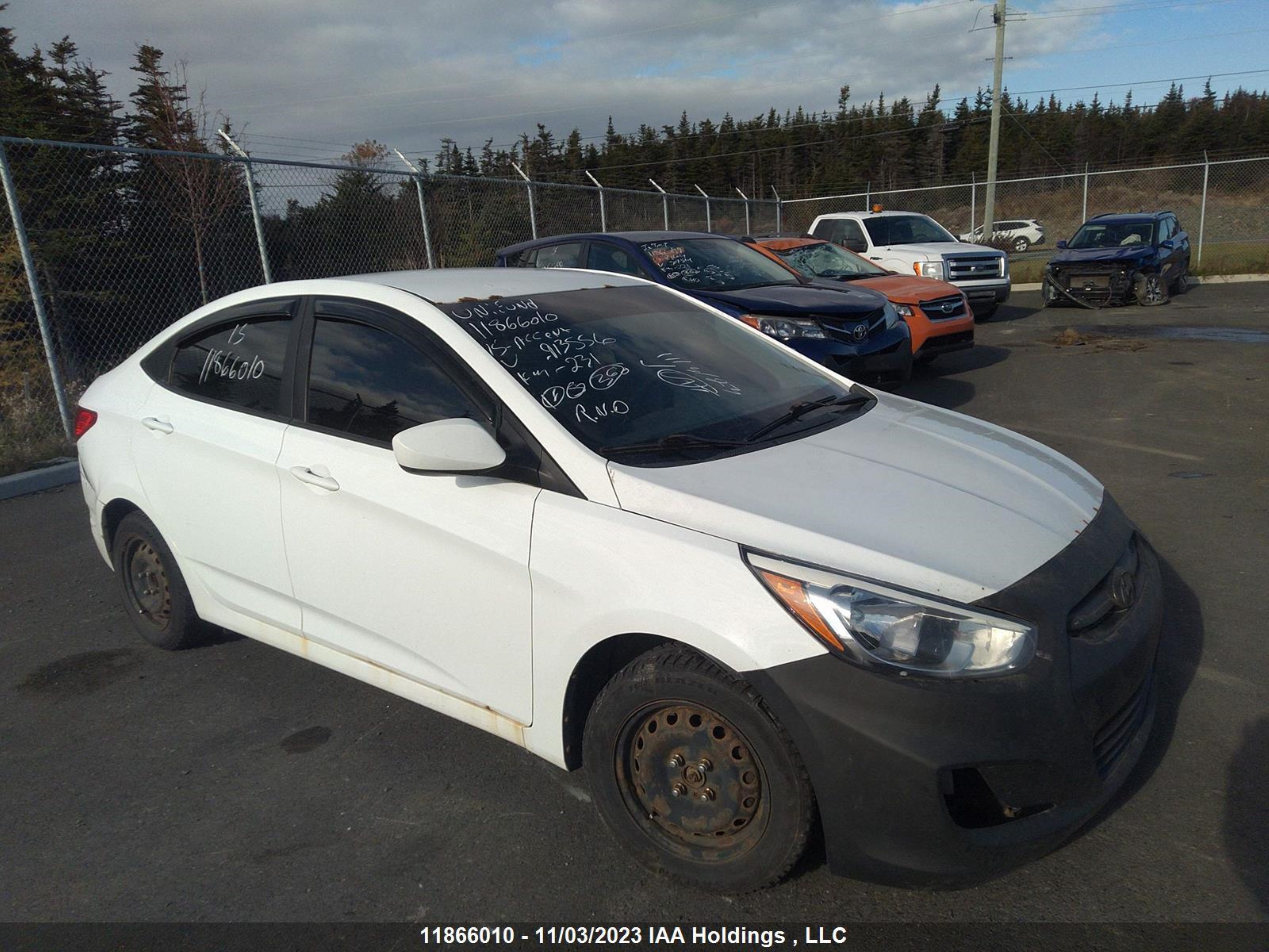 hyundai accent 2015 kmhct4ae4fu913556