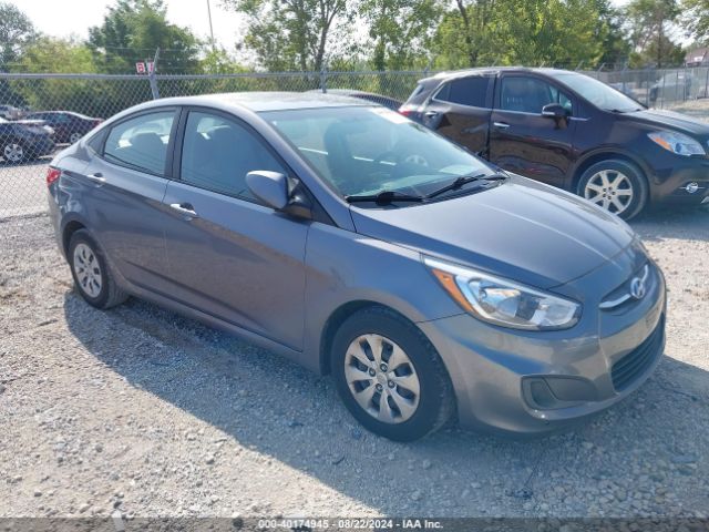 hyundai accent 2017 kmhct4ae4hu313106