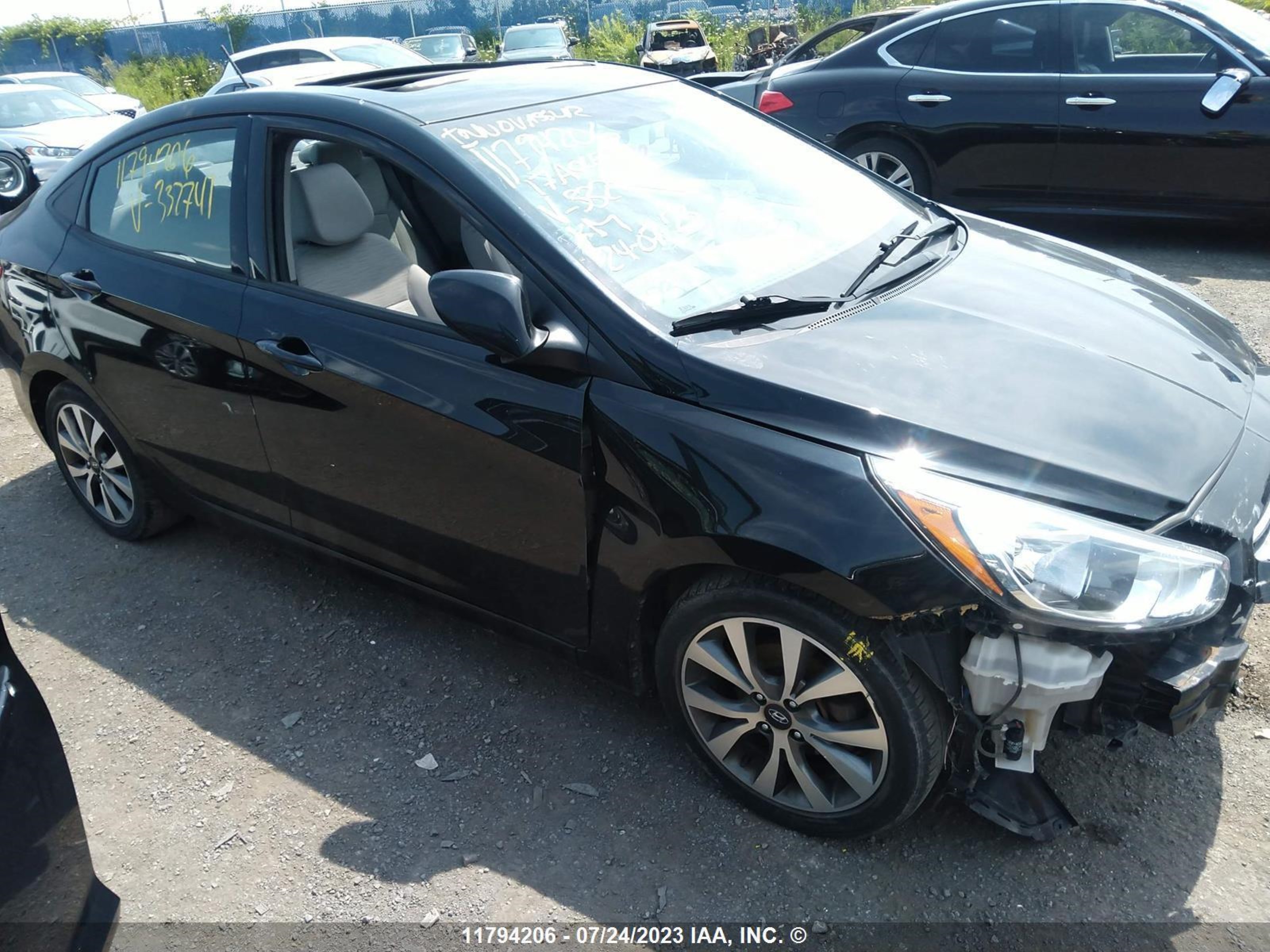 hyundai accent 2017 kmhct4ae4hu332741