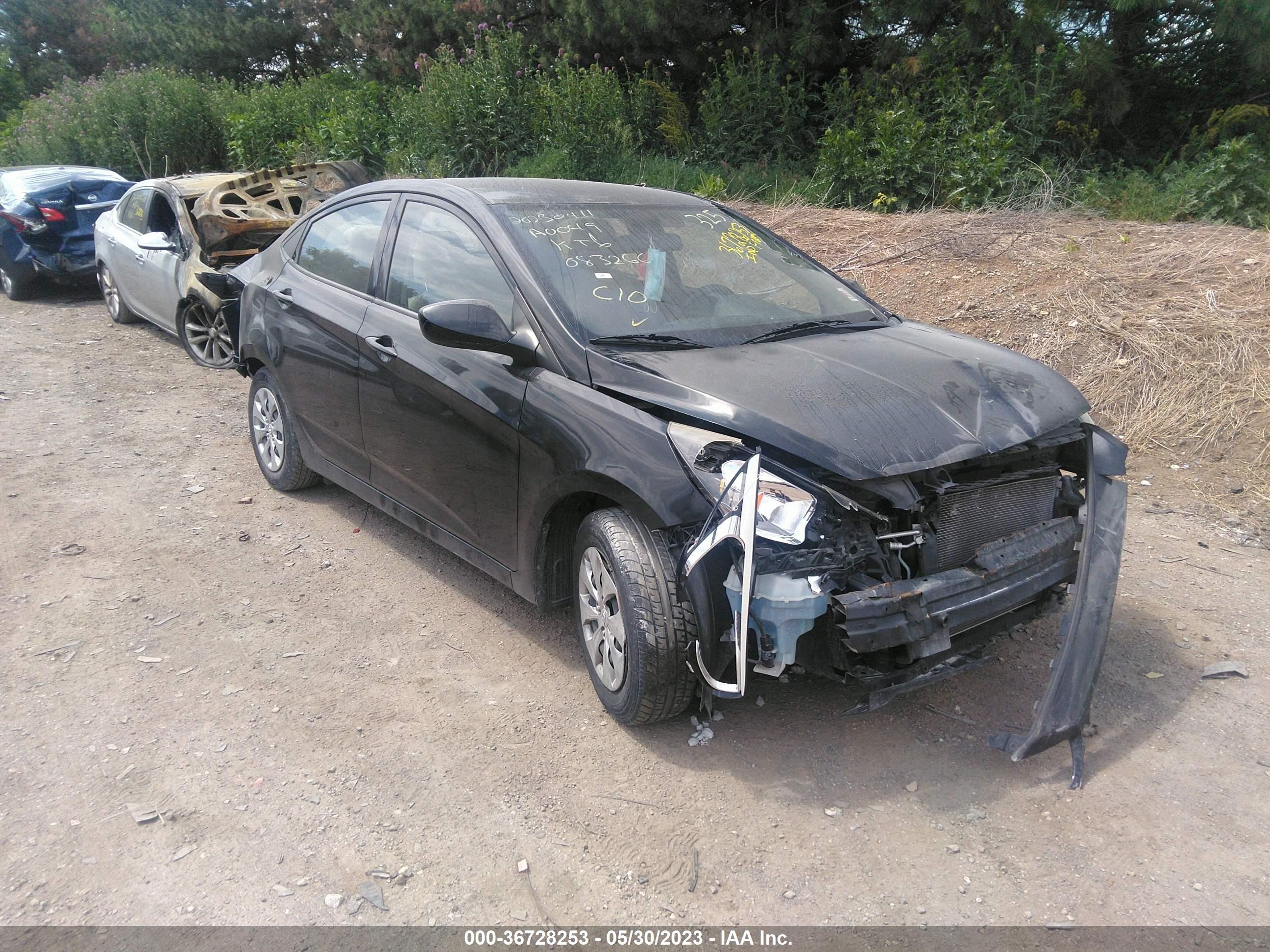 hyundai accent 2016 kmhct4ae5gu083266