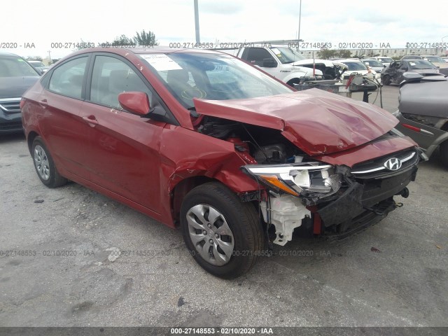 hyundai accent 2017 kmhct4ae5hu393614