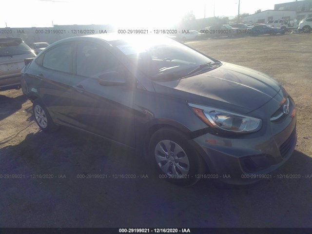 hyundai accent 2017 kmhct4ae6hu168747