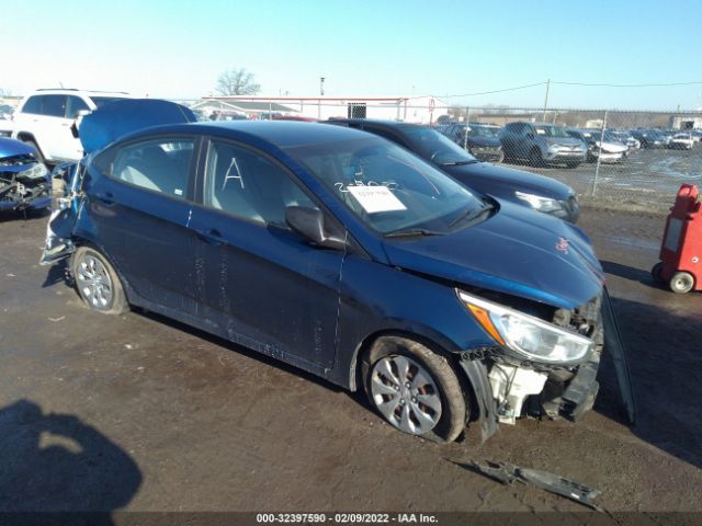 hyundai accent 2017 kmhct4ae6hu200936